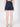 Women Dark Blue Regular Fit Denim Short