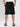 Men Black Crushed Nylon Baggy Fit Cargo Shorts