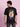 Men Oversize Fit Black Halloween Graphic Tee