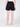 Women Navy Textured Shorts with Side-snap Detailing