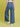 Women Wide Leg Blue Jeans