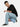 Men Blue Solid Straight Fit Cargo Denim Jeans