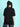 Women Oversize Fit Black Pub Fiction Puff Print T-Shirt