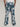 Men Blue and White Floral Print Relax Lounge Pants