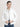 Women White Slim Fit Solid Denim Jacket
