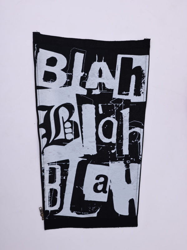 Blah Blah Detachable Print Patch