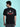 Men Oversize Fit Black Halloween Glow-in-the-Dark Skull T-Shirt