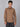 Men Solid Brown Single Pocket Shirt