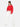 Women Red Solid Cropped Length Oversized Sweatshirt