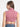 Women Pink Solid Skinny T-Shirt
