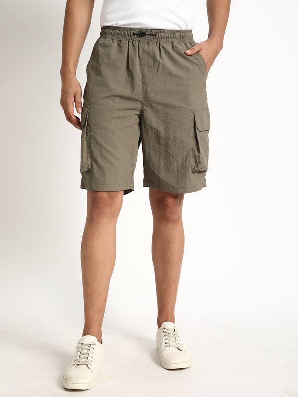 Men Relaxed Cargo Shorts