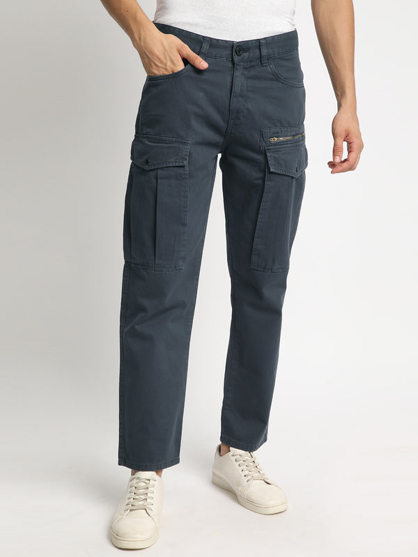 Men Relaxed Cargo Trousers