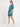 Women Teal Oversized Solid Pure Cotton T-Shirt With Shorts