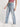 Women Blue Straight Fit Solid Tinted Jeans