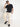 Men Ecru Baggy-Fit Solid Cargo Jeans