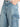 Womens Blue Relaxed Fit Denim Cargo Jeans