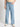 Men Light Blue Wide-Leg Solid Denim Jeans