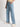Men Light Blue Wide-Leg Solid Denim Jeans