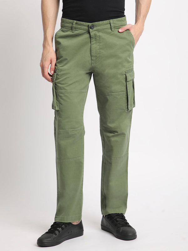 Men Relaxed Cargo Trousers