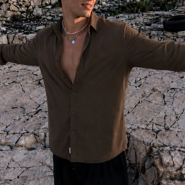 Men Regular Cotton Linen Shirt