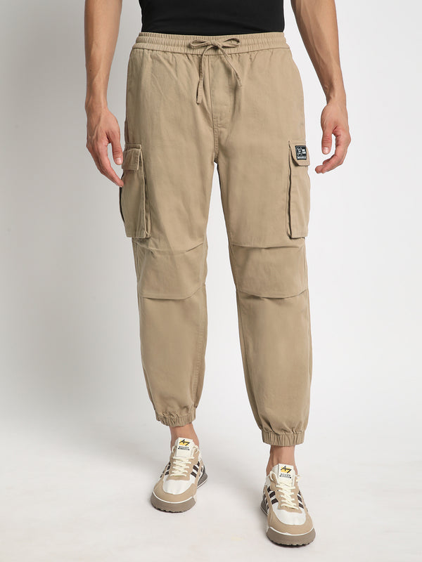 Men Relaxed Cargo Trousers