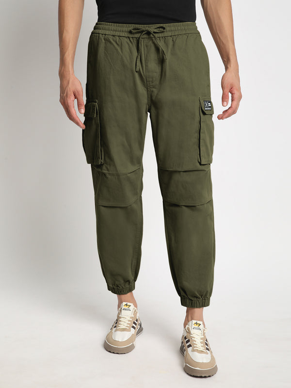 Men Relaxed Cargo Trousers
