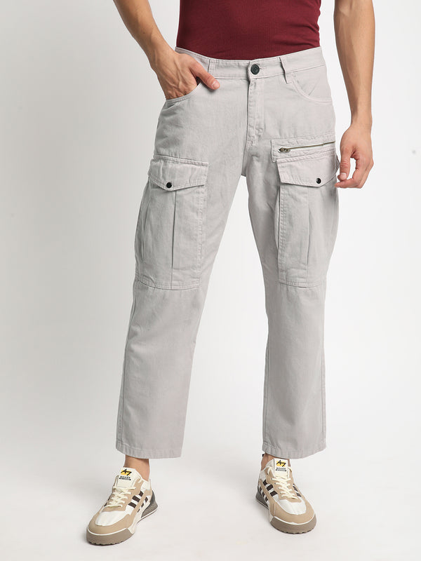 Men Relaxed Cargo Trousers