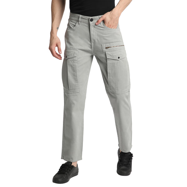 Men Regular Cargo Trousers