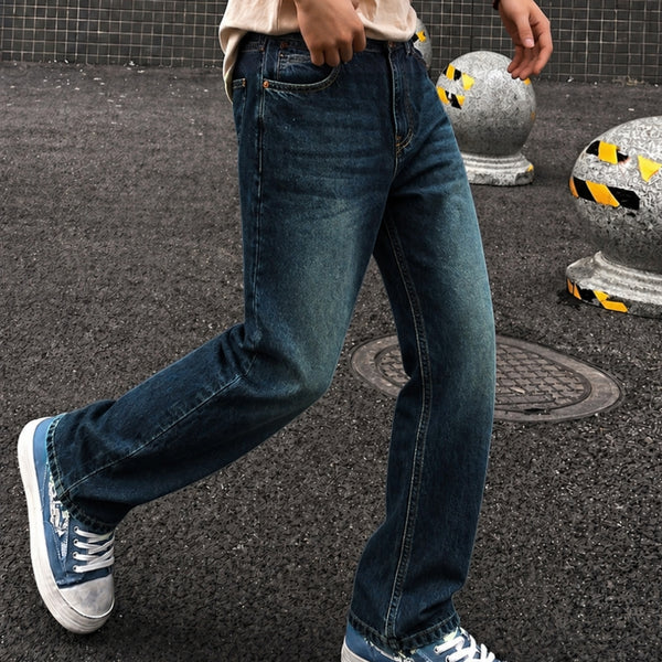 Men Regular Premium Heavy Washed Jeans