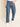 Men Blue Relaxed-Fit Solid Cargo Jeans