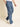 Men Blue Relaxed-Fit Solid Cargo Jeans
