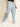 Men Light Blue Relaxed-Fit Solid Cargo Jeans
