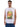 Men White Sleeveless Graphic Print Oversize T Shirt