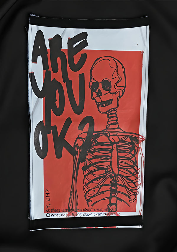 Are You Ok Detachable Back Print Patch