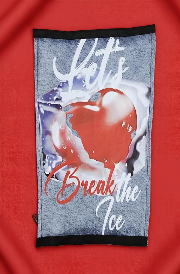 Lets Break the Ice Detachable Back Print Patch