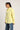 Women oversize drop shoulder yellow casual shirt