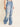 Women Blue Straight-Fit Solid Distressed Jeans