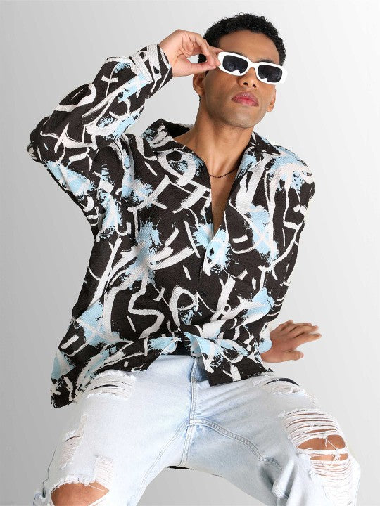 Men Oversized Shirt