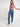 Women Pink Solid Skinny T-Shirt