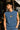 Men Blue Relaxed Fit Embroidered Sleeveless T-shirt