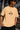Men Beige Oversized Embroidered Half Sleeves T-Shirt