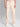 Men Ecru Straight Pizza Badge Jeans