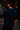 Men Navy Badged Oversized Half sleeves T-Shirt