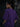 Women Purple Graphic Oversized Half sleeves T-Shirt