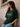 Women Green Graphic Oversized Half Sleeve T-Shirt
