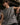 Men Grey Oversized Acid Wash Embellished Sleeveless T-Shirt