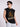 Men Black Graphic Oversized Sleevless T-shirt