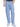 Men Blue Straight Convertible Cargo Denim Trouser