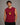 Men Maroon Relaxed Embroidered Sleeveless T-Shirt