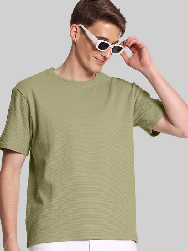 Men Relaxed Texture T-Shirt